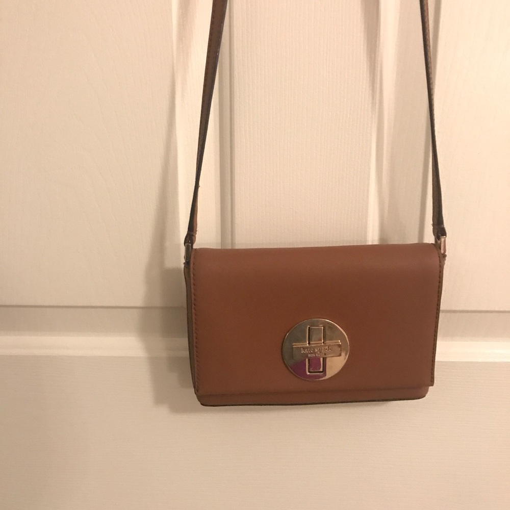 Kate Spade ♠️ Crossbody Bag in Brown/Cognac